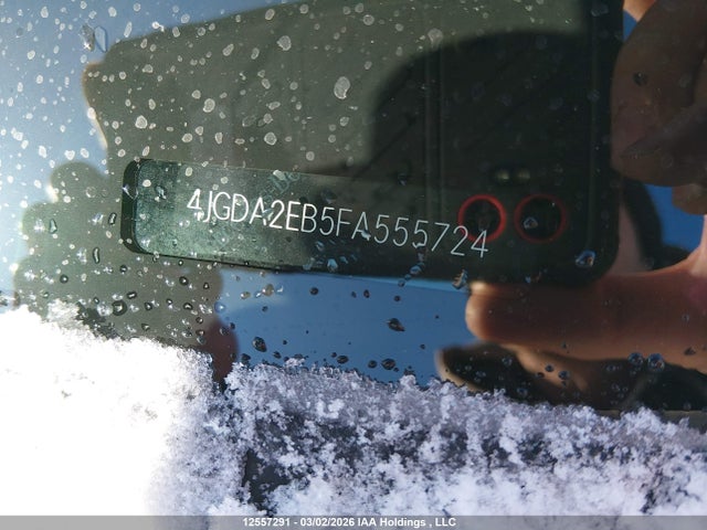 12557291 :رقم المزاد ، 4JGDA2EB5FA555724 vin ، 2015 Mercedes-benz Ml 350 Bluetec 4matic مزاد بيع