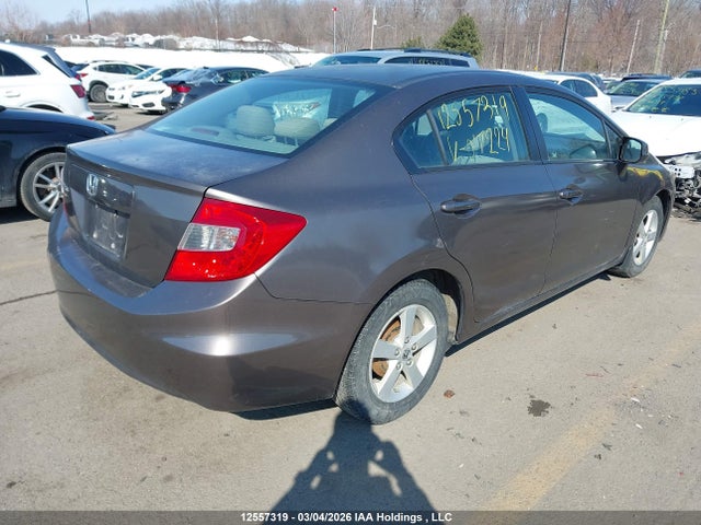 12557319 :رقم المزاد ، 2HGFB2F41CH017224 vin ، 2012 Honda Civic Lx مزاد بيع