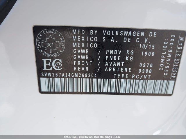 3VW267AJ4GM268304 Volkswagen Jetta