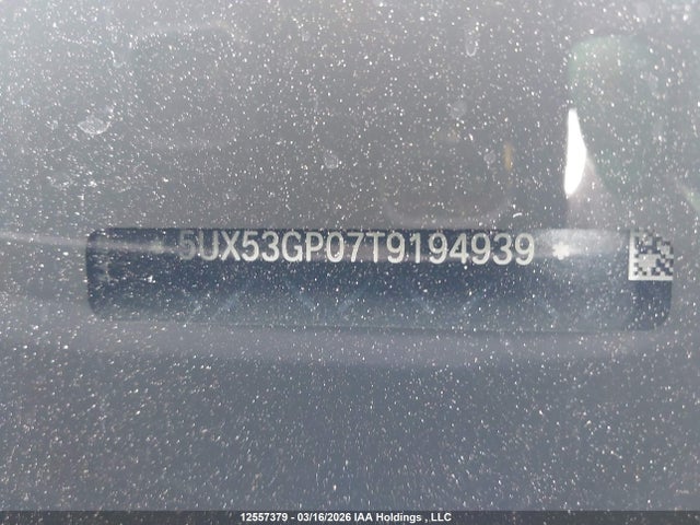 5UX53GP07T9194939 BMW X3 30 Xdrive
