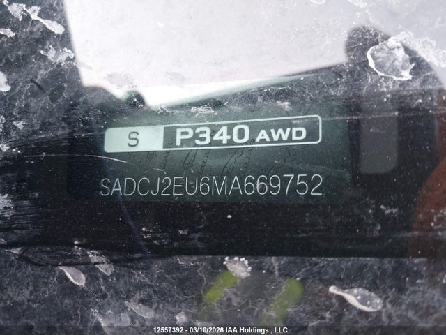 SADCJ2EU6MA669752 Jaguar F-pace P340 S