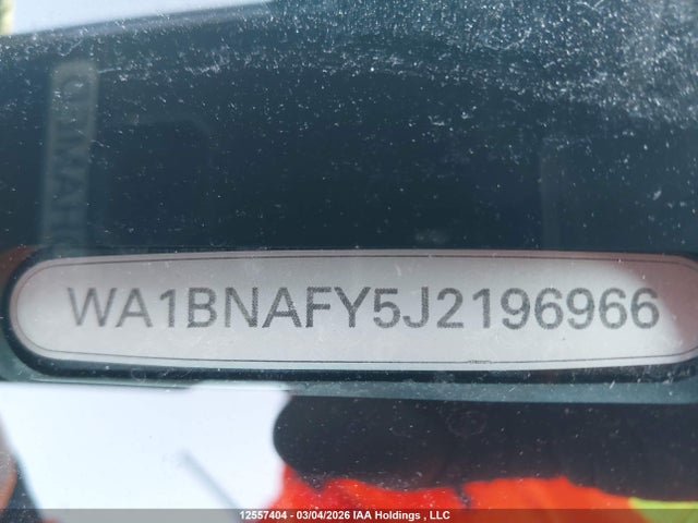 WA1BNAFY5J2196966 Audi Q5 Premium Plus