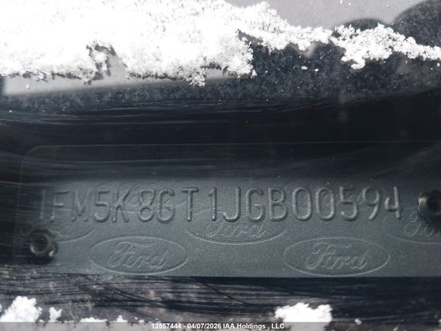 Продаж на аукціоні авто 2018 Ford Explorer Sport, vin: 1FM5K8GT1JGB00594, номер лоту: 12557444