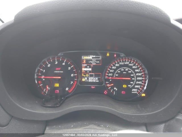 JF1VA2T69J9832227 Subaru Wrx Sti Limited