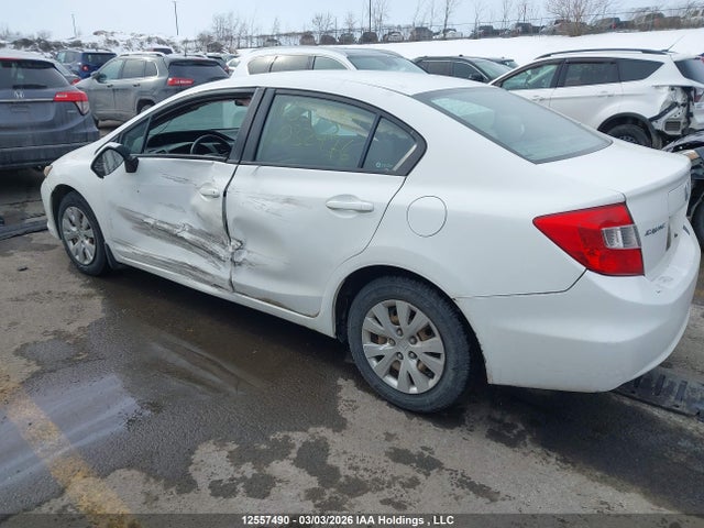 12557490 :رقم المزاد ، 2HGFB2E42CH032476 vin ، 2012 Honda Civic Lx مزاد بيع