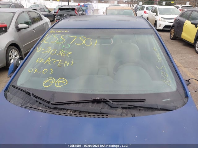 KMHCU4AE0HU310362 Hyundai ACCENT GLS