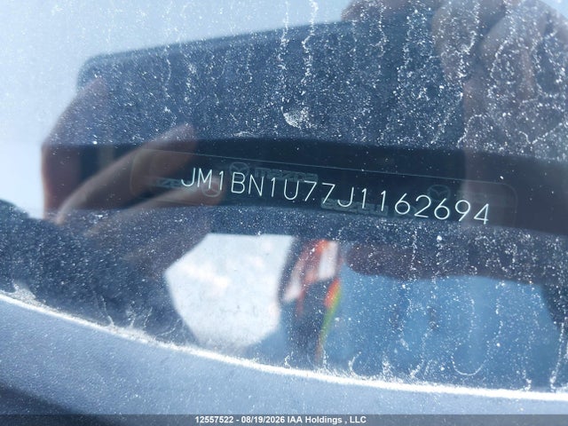 12557522 :رقم المزاد ، JM1BN1U77J1162694 vin ، 2018 Mazda 3 Sport مزاد بيع