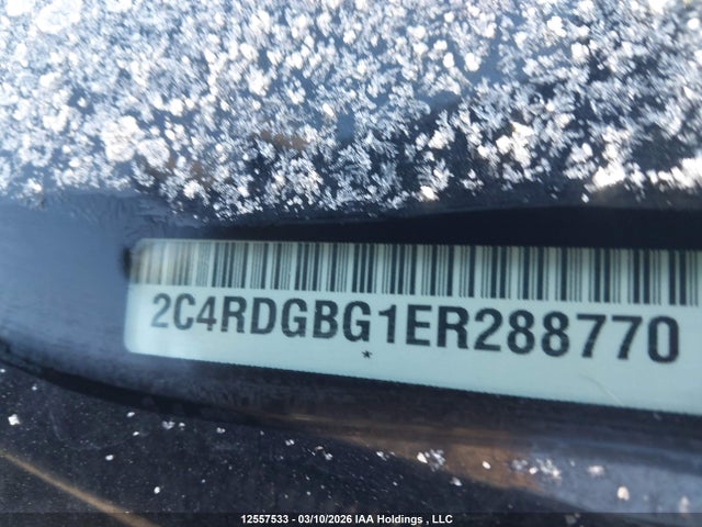 12557533 :رقم المزاد ، 2C4RDGBG1ER288770 vin ، 2014 Dodge Grand Caravan Se/sxt مزاد بيع