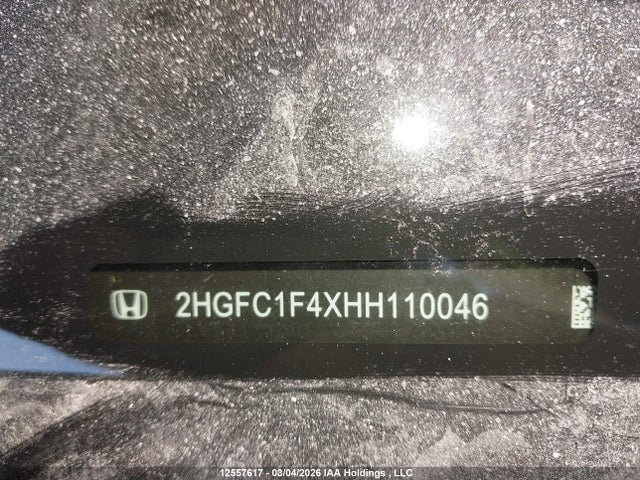 2HGFC1F4XHH110046 Honda Civic Ex-t
