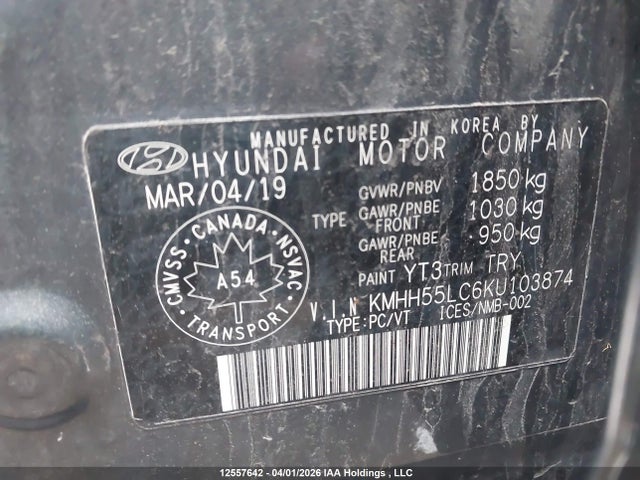 KMHH55LC6KU103874 Hyundai Elantra Gt N Line Ultimate