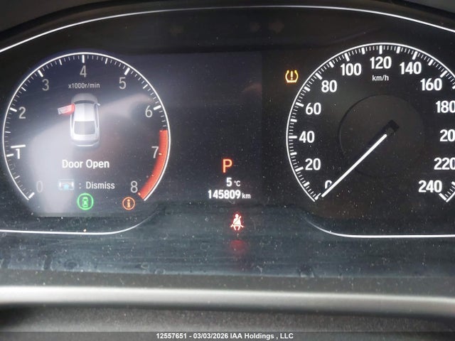 2019 Honda Accord Touring 1.5t მანქანა იყიდება აუქციონზე, vin: 1HGCV1F95KA801905, აუქციონის ნომერი: 12557651