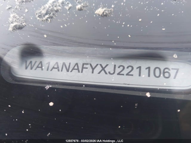 12557678 :رقم المزاد ، WA1ANAFYXJ2211067 vin ، 2018 Audi Q5 Premium مزاد بيع