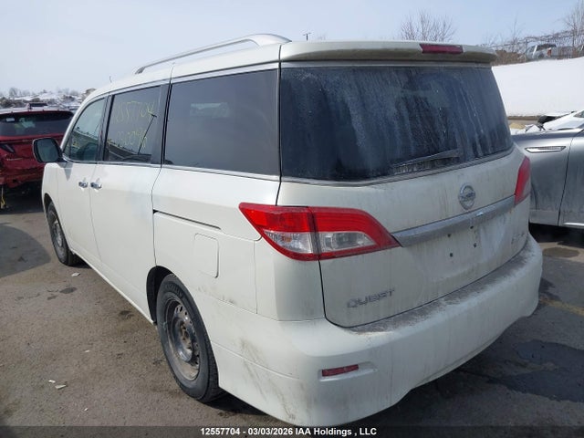 2012 Nissan Quest S/sv/sl/le მანქანა იყიდება აუქციონზე, vin: JN8AE2KP0C9030096, აუქციონის ნომერი: 12557704