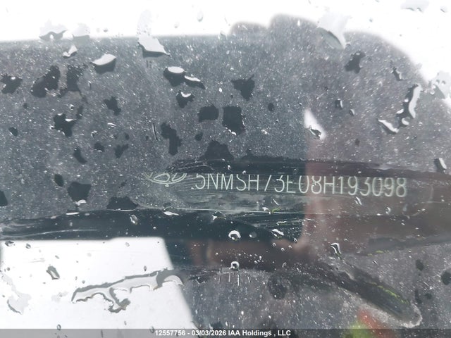 12557756 :رقم المزاد ، 5NMSH73E08H193098 vin ، 2008 Hyundai Santa Fe Limited مزاد بيع