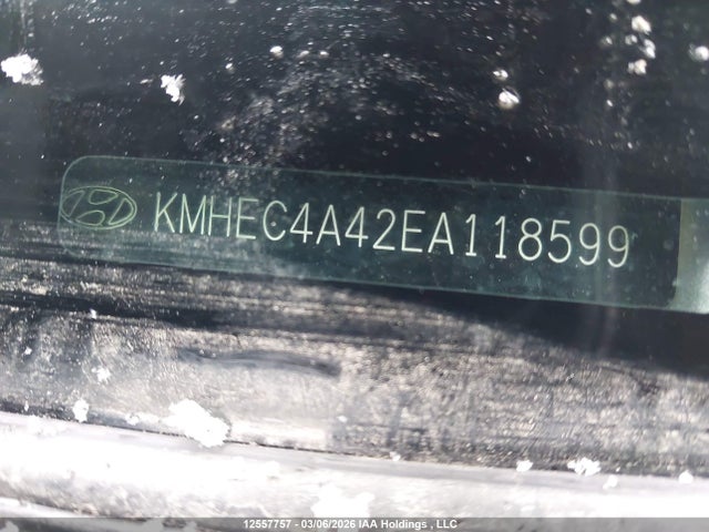 12557757 :رقم المزاد ، KMHEC4A42EA118599 vin ، 2014 Hyundai Sonata Hybrid Hybrid مزاد بيع