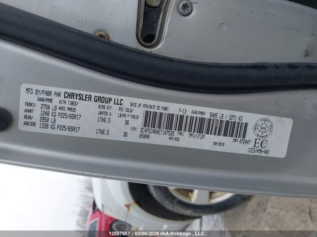 Dodge JOURNEY SE 2014 3C4PDCAB4ET107535 Image 9