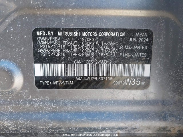 Mitsubishi RVR ES 2024 JA4AJUAU2RU607138 Image 10