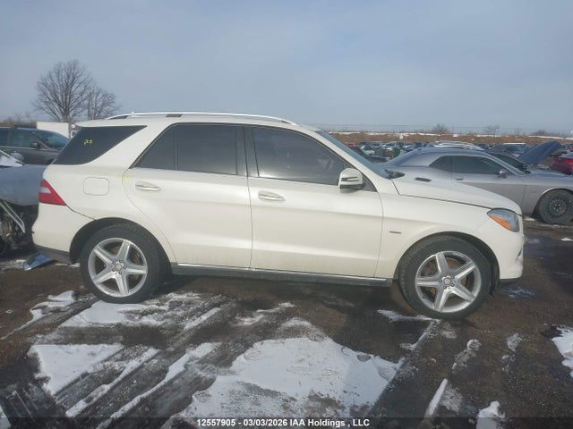 12557905 :رقم المزاد ، 4JGDA2EB1CA021602 vin ، 2012 Mercedes-benz Ml 350 Bluetec 4matic مزاد بيع
