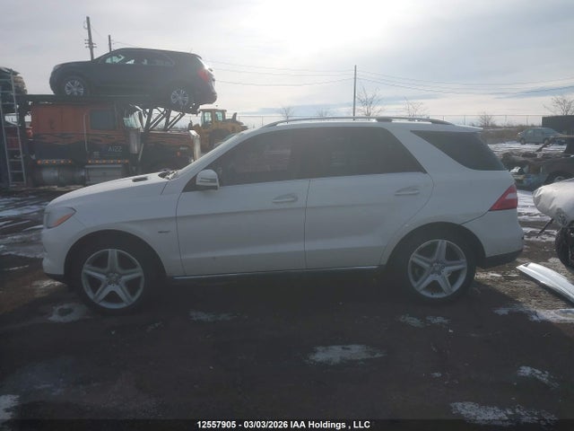 12557905 :رقم المزاد ، 4JGDA2EB1CA021602 vin ، 2012 Mercedes-benz Ml 350 Bluetec 4matic مزاد بيع