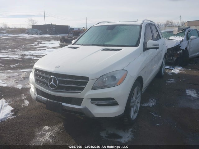 12557905 :رقم المزاد ، 4JGDA2EB1CA021602 vin ، 2012 Mercedes-benz Ml 350 Bluetec 4matic مزاد بيع