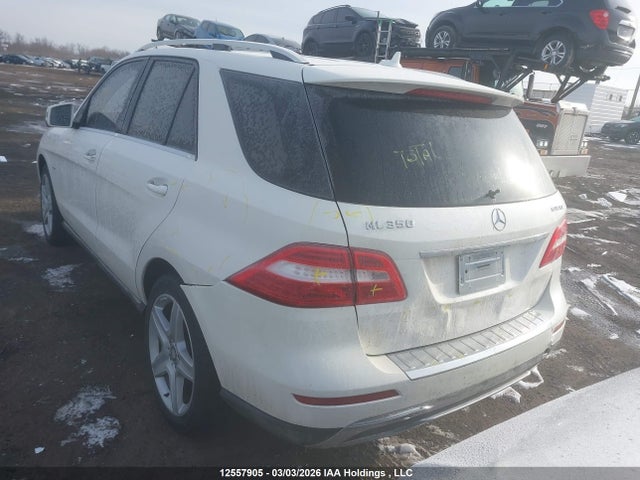 12557905 :رقم المزاد ، 4JGDA2EB1CA021602 vin ، 2012 Mercedes-benz Ml 350 Bluetec 4matic مزاد بيع