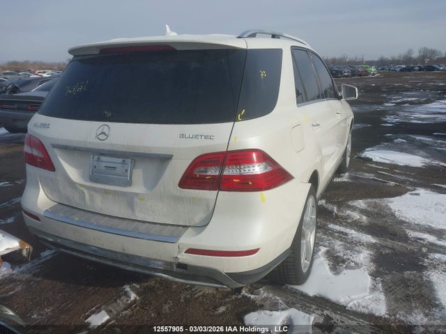 12557905 :رقم المزاد ، 4JGDA2EB1CA021602 vin ، 2012 Mercedes-benz Ml 350 Bluetec 4matic مزاد بيع