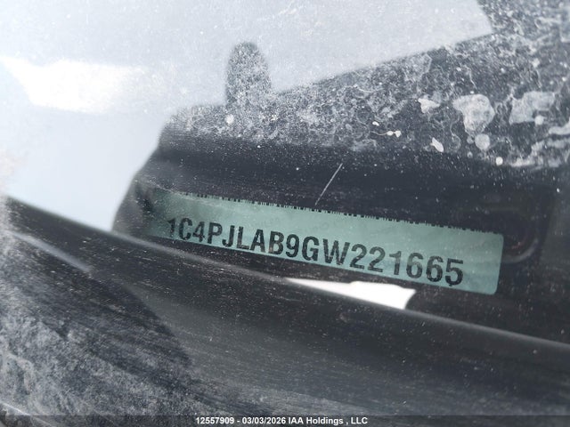 1C4PJLAB9GW221665 Jeep Cherokee Sport