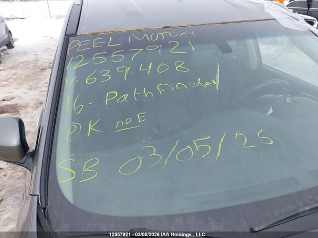 5N1AR2MM4GC639408 Nissan Pathfinder S/sv/sl/platinum