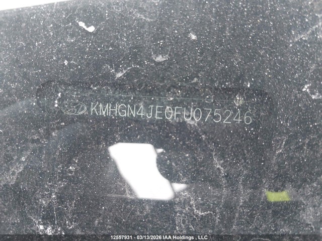 KMHGN4JE0FU075246 Hyundai Genesis