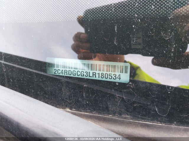 Aukcja sprzedaży 2020 Dodge Grand Caravan Sxt, vin: 2C4RDGCG3LR180534, numer aukcji: 12558136