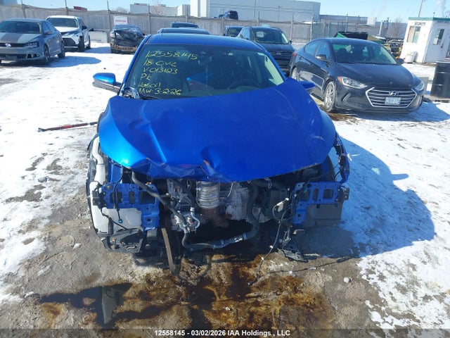 2018 Honda Civic Ex მანქანა იყიდება აუქციონზე, vin: 2HGFC2F81JH013123, აუქციონის ნომერი: 12558145