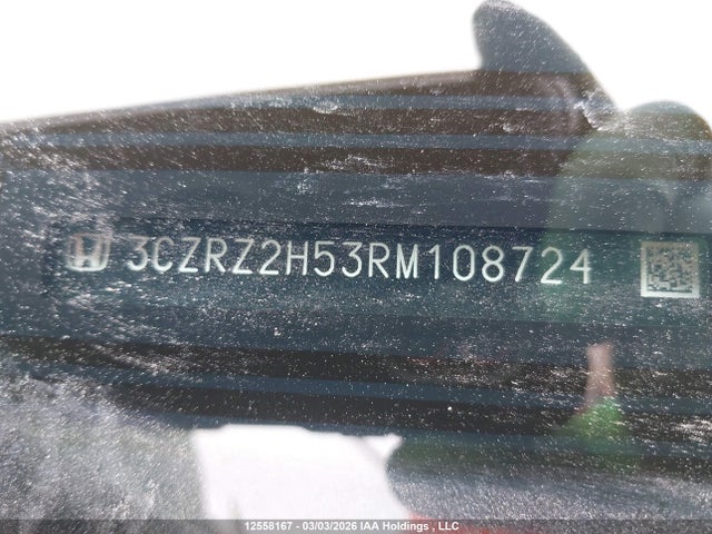3CZRZ2H53RM108724 Honda Hr-v Sport-b