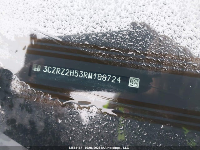 3CZRZ2H53RM108724 Honda Hr-v Sport-b