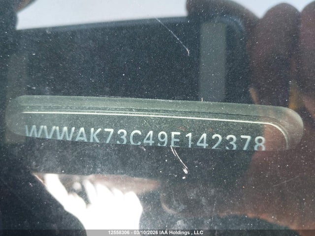 Продаж на аукціоні авто 2009 Volkswagen Passat Komfort, vin: WVWAK73C49E142378, номер лоту: 12558306