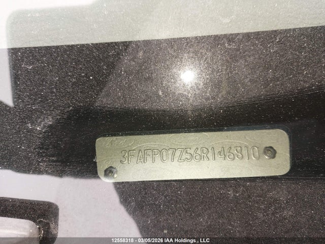 Продажа на аукционе авто 2006 Ford Fusion, vin: 3FAFP07Z56R146810, номер лота: 12558318