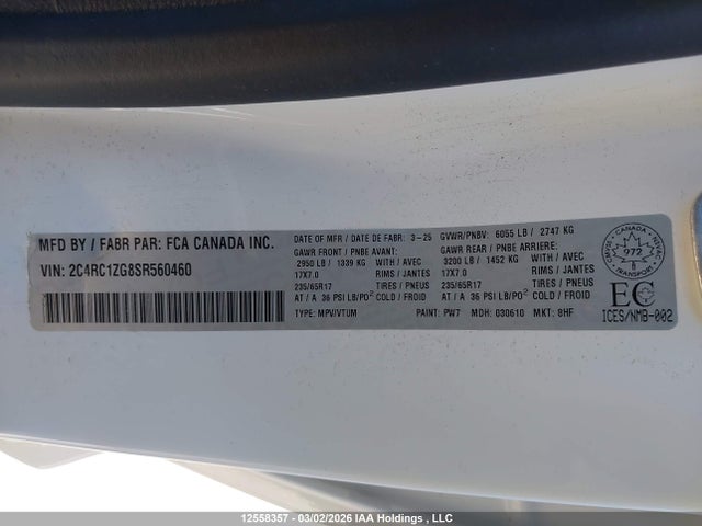 Chrysler Grand Caravan Sxt 2025 2C4RC1ZG8SR560460 Image 19
