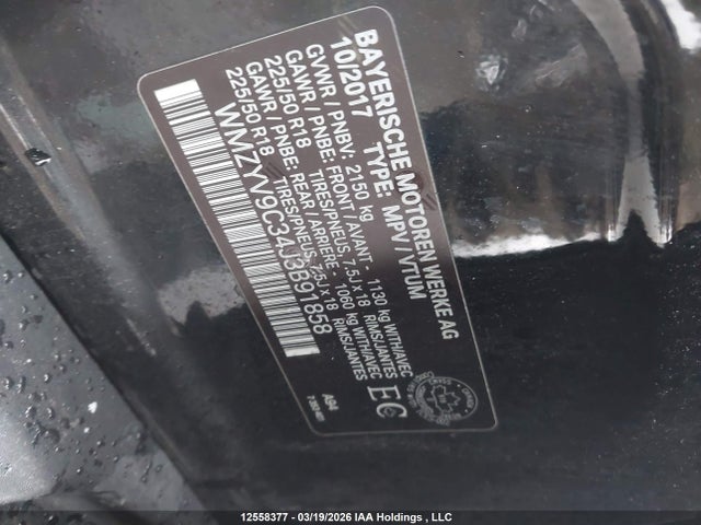 WMZYV9C34J3B91858 Mini Cooper Jcw Countryman All4
