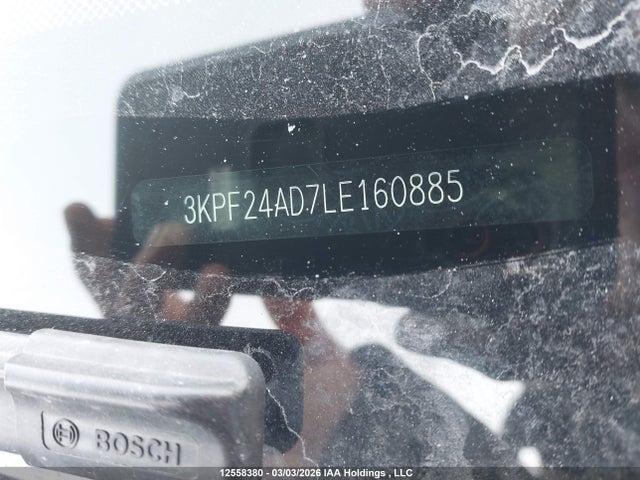 12558380 :رقم المزاد ، 3KPF24AD7LE160885 vin ، 2020 Kia Forte Fe/lxs مزاد بيع