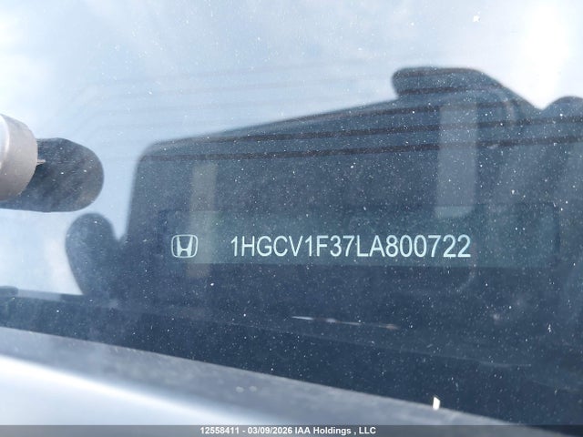 1HGCV1F37LA800722 Honda Accord