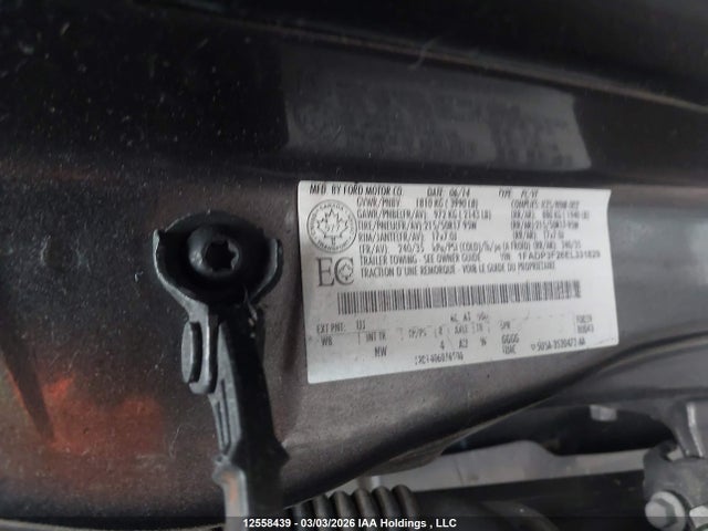 Aukcja sprzedaży 2014 Ford Focus Se, vin: 1FADP3F26EL331829, numer aukcji: 12558439