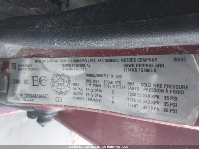 Aukcja sprzedaży 2010 Chevrolet Colorado Lt, vin: 1GCESCD99A8104421, numer aukcji: 12558443