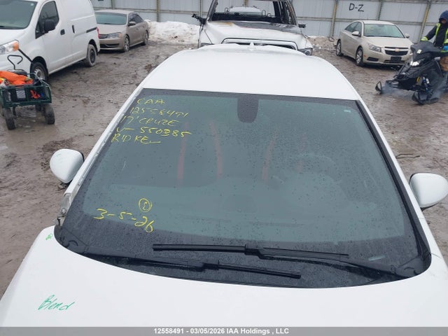 Продаж на аукціоні авто 2017 Chevrolet Cruze Lt, vin: 3G1BE6SM7HS550385, номер лоту: 12558491