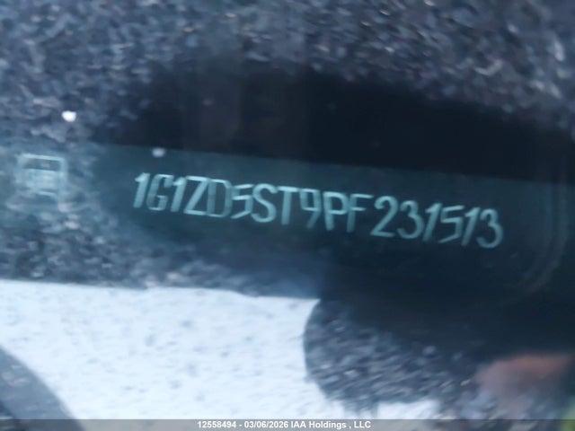 12558494 :رقم المزاد ، 1G1ZD5ST9PF231513 vin ، 2023 Chevrolet Malibu 1lt مزاد بيع