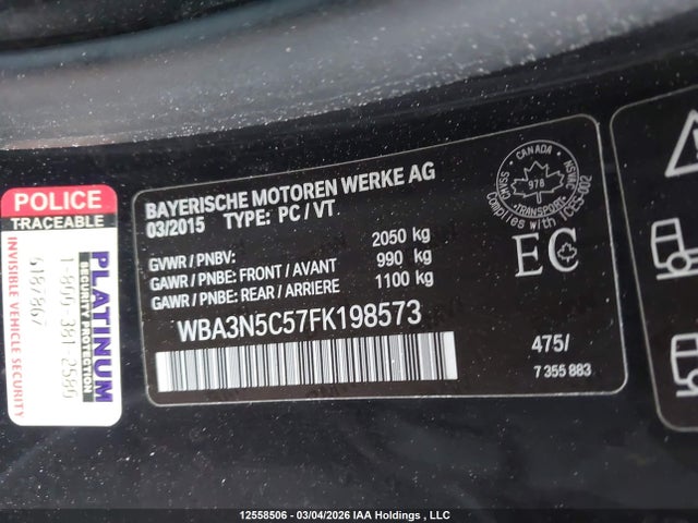 Aukcja sprzedaży 2015 Bmw 428 Xi, vin: WBA3N5C57FK198573, numer aukcji: 12558506