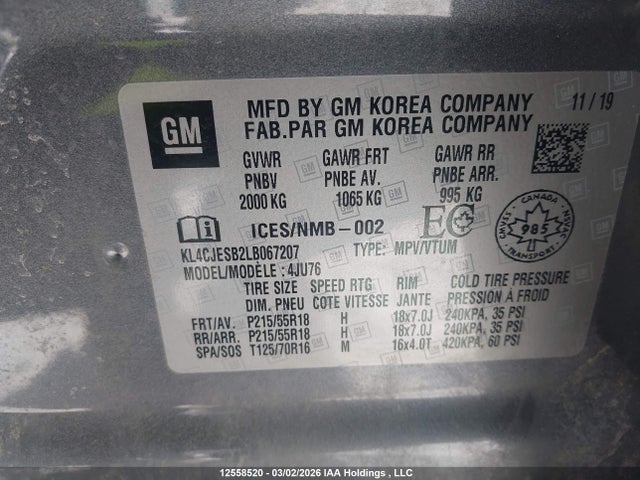 Buick Encore Preferred 2020 KL4CJESB2LB067207 Image 18