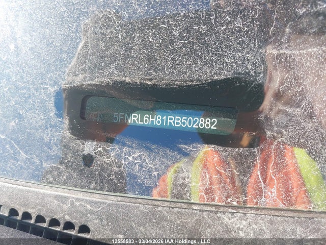 5FNRL6H81RB502882 Honda Odyssey Touring