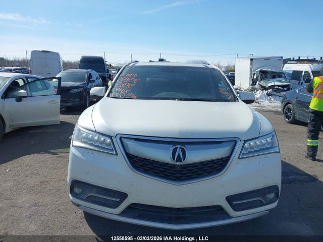 2015 Acura Mdx Elite Package მანქანა იყიდება აუქციონზე, vin: 5FRYD4H85FB501595, აუქციონის ნომერი: 12558595