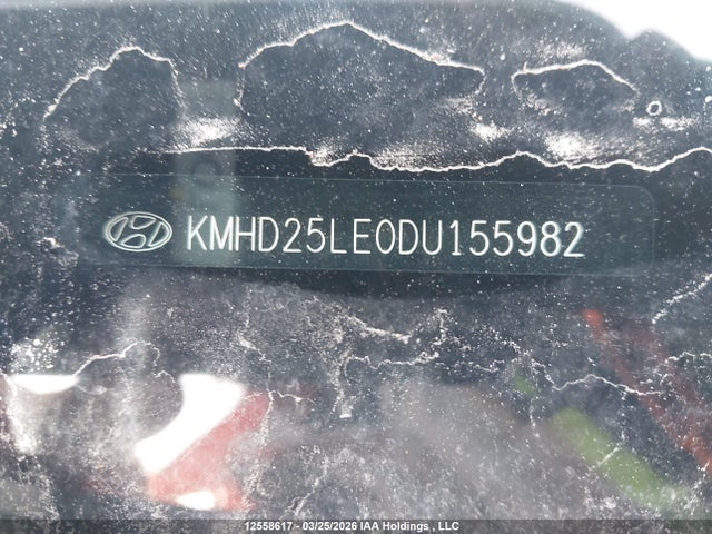 12558617 :رقم المزاد ، KMHD25LE0DU155982 vin ، 2013 Hyundai Elantra مزاد بيع