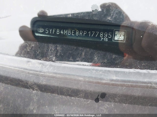 2024 Toyota Corolla Se მანქანა იყიდება აუქციონზე, vin: 5YFB4MBE8RP177895, აუქციონის ნომერი: 12558622