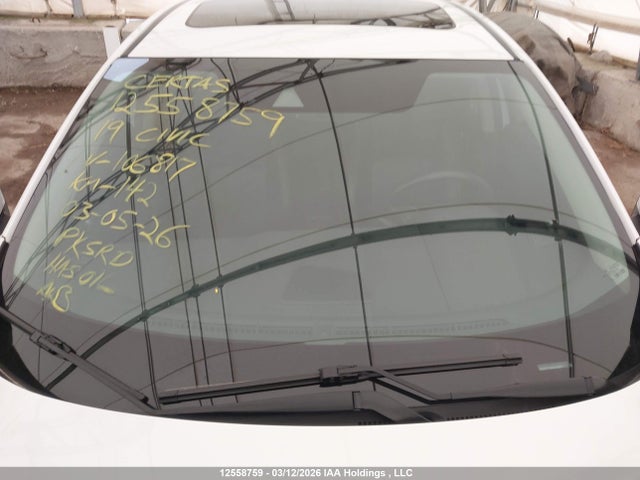 Aukcja sprzedaży 2019 Honda Civic Touring, vin: 2HGFC1F90KH106817, numer aukcji: 12558759